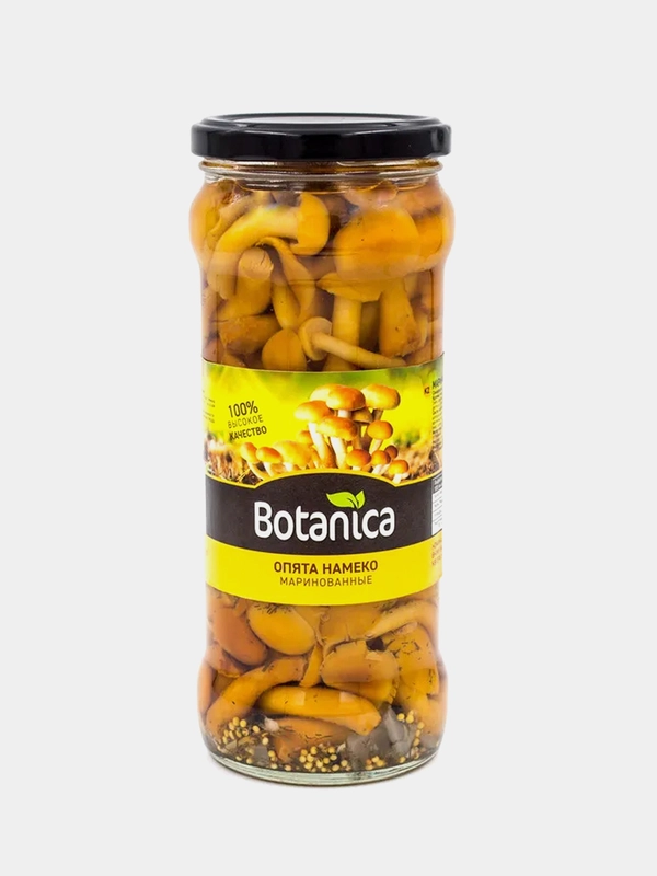 Грибы маринованные Botanica "Опята намеко", консервированные, 580 мл