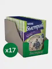 Каша Быстров Черника, овсяная, 17 штук по 40 г