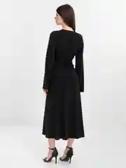 Черный платье лапша длинное на завязках