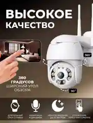 Wi-Fi РI вайфай камера видеонаблюдения, беспроводная поворотная видеорегистратор