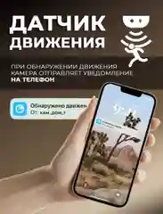 Wi-Fi РI вайфай камера видеонаблюдения, беспроводная поворотная видеорегистратор