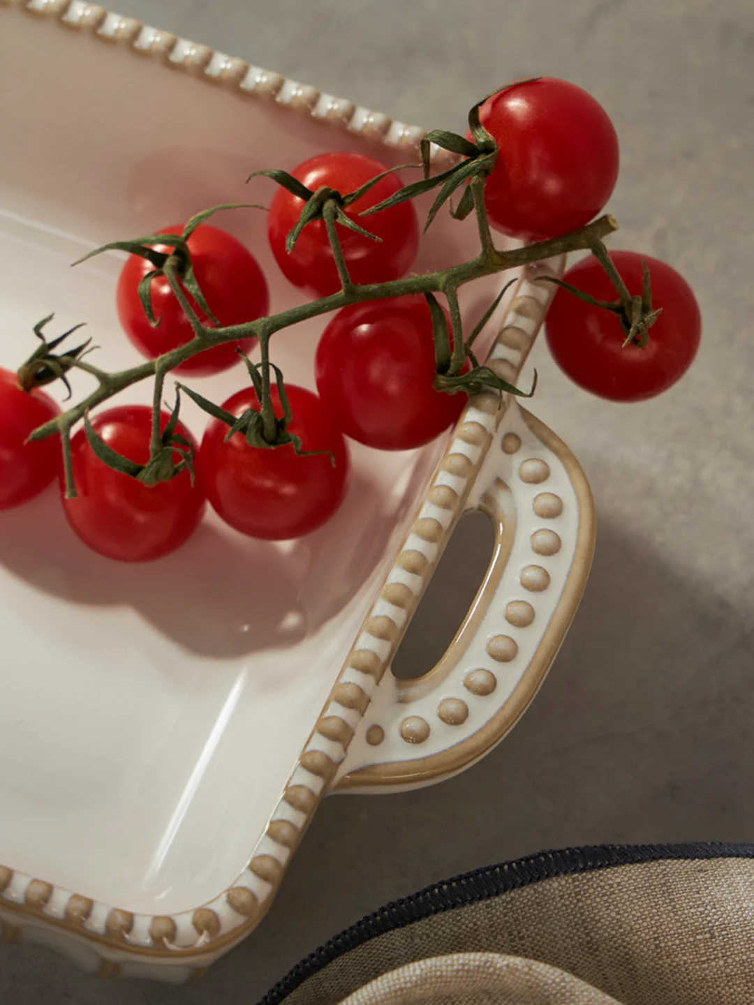 Форма для запекания и сервировки прямоугольная с ручками, керамика, 26,5х15х5,5 см