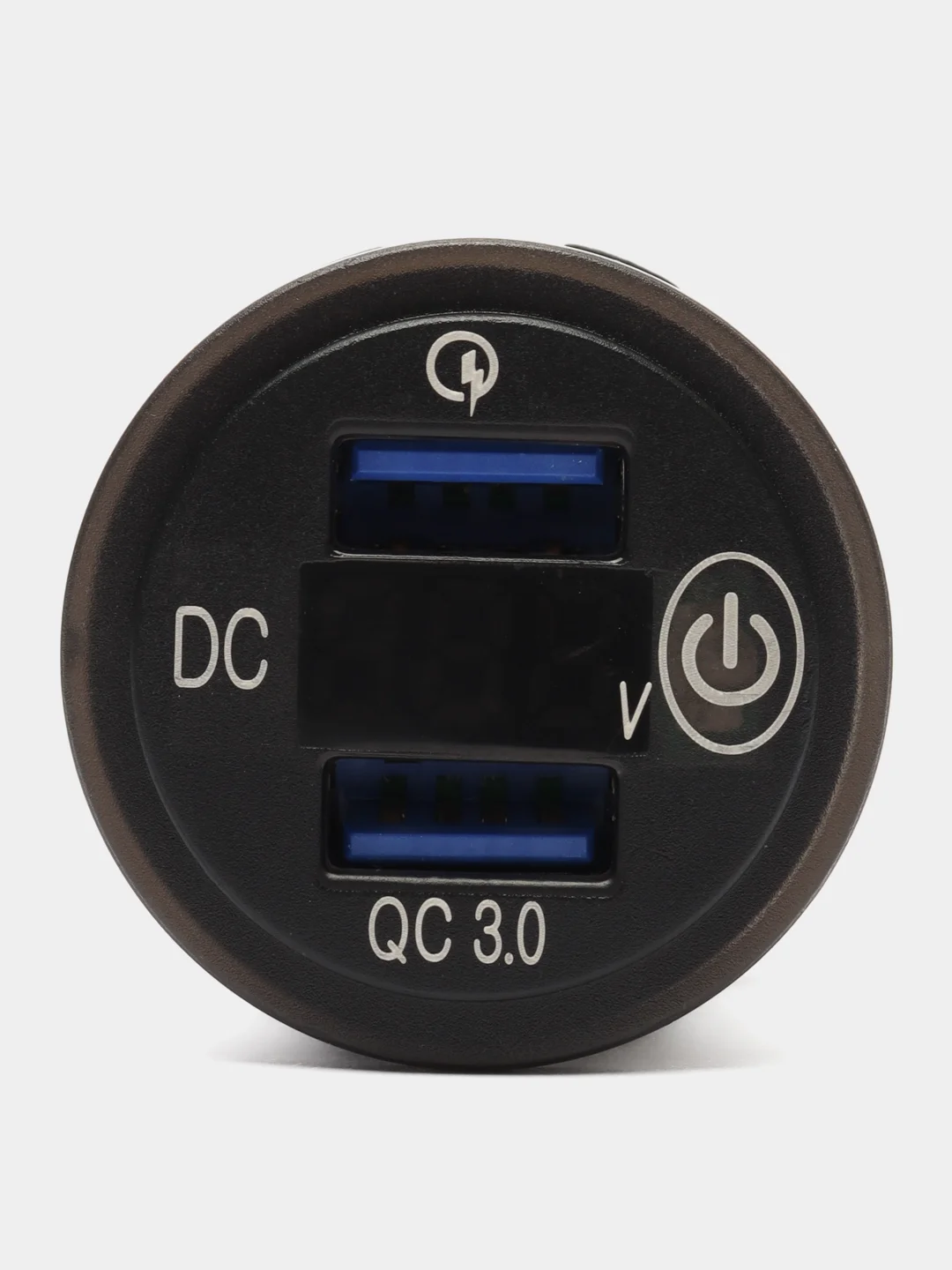 Красный usb вместо прикуривателя с вольтметром