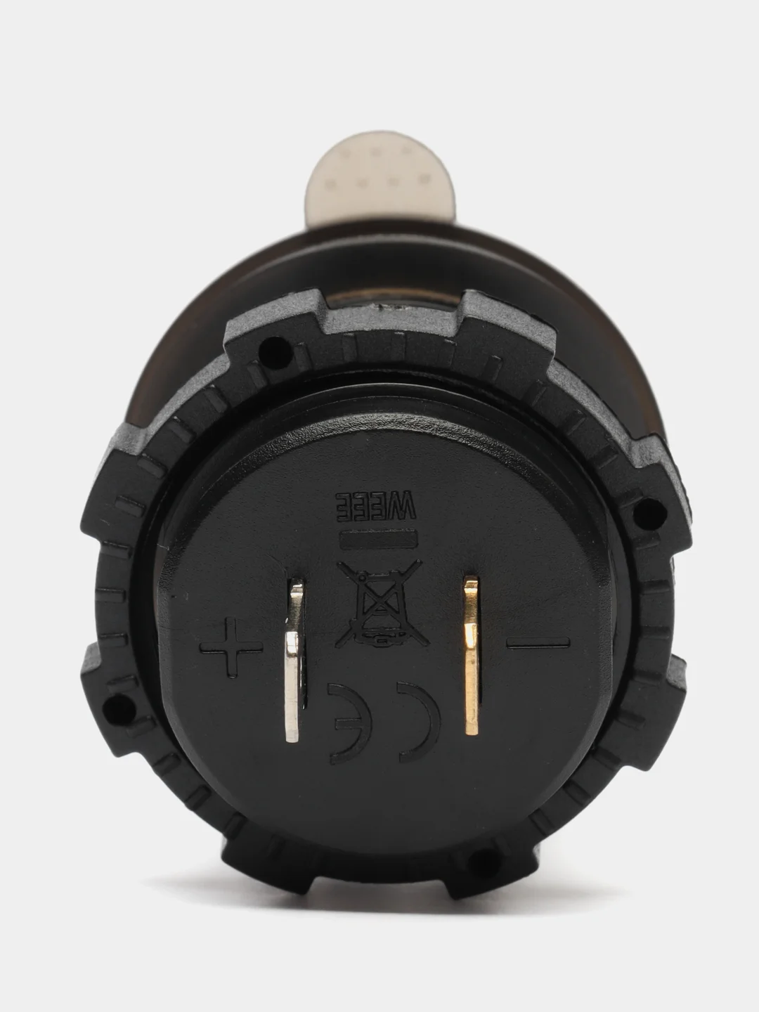 Красный usb вместо прикуривателя с вольтметром
