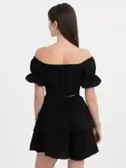 Угольный комплект летний  юбка шорты  и топ хлопок