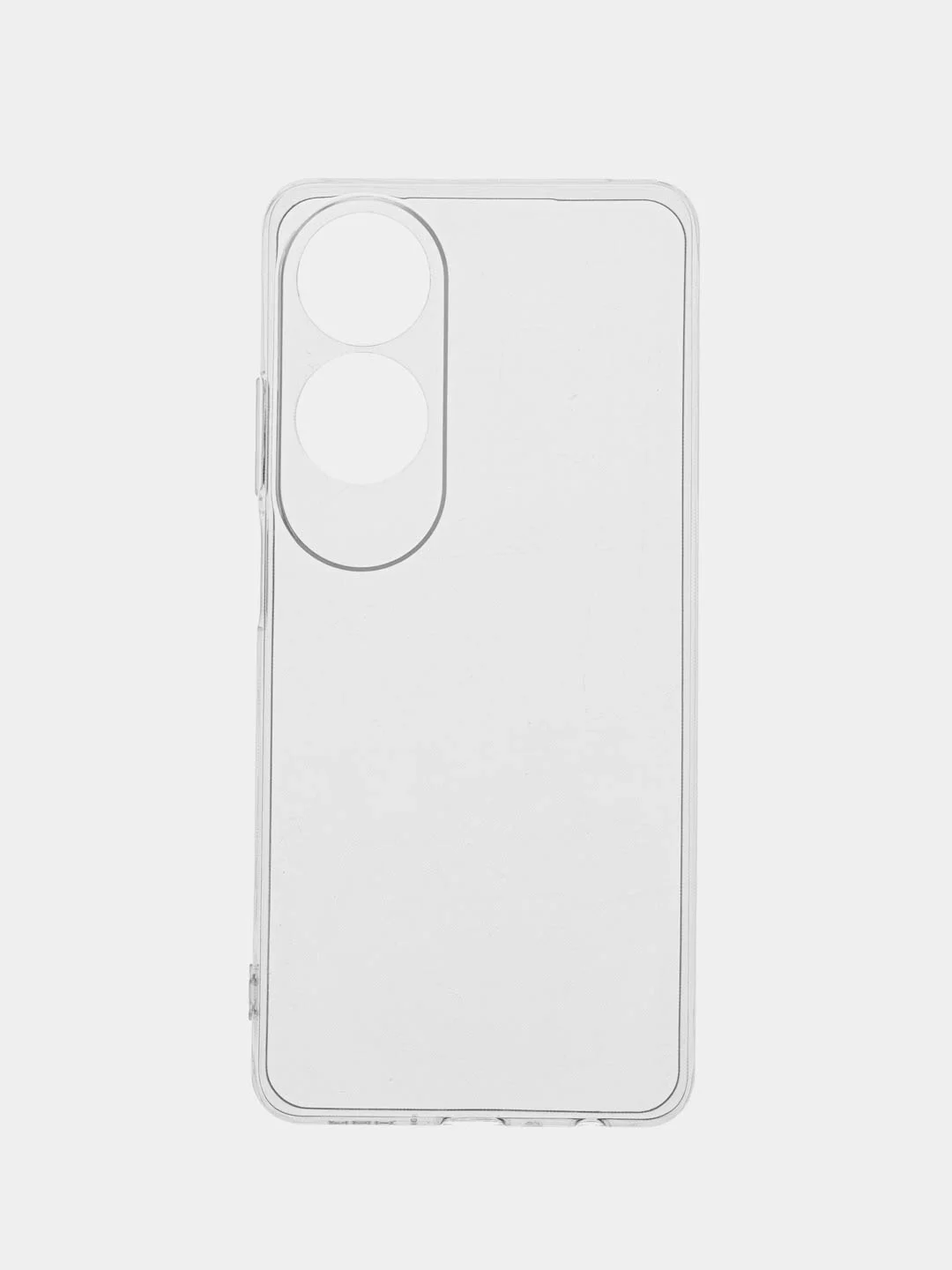 Прозрачный силиконовый чехол на Oppo A60 / Оппо А60 прозрачный, с рисунком, защита камеры