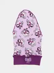 Фиолетовый косынка-панамка для девочки на резинке, 100% хлопок, кулирка