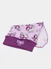 Фиолетовый косынка-панамка для девочки на резинке, 100% хлопок, кулирка