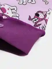 Фиолетовый косынка-панамка для девочки на резинке, 100% хлопок, кулирка