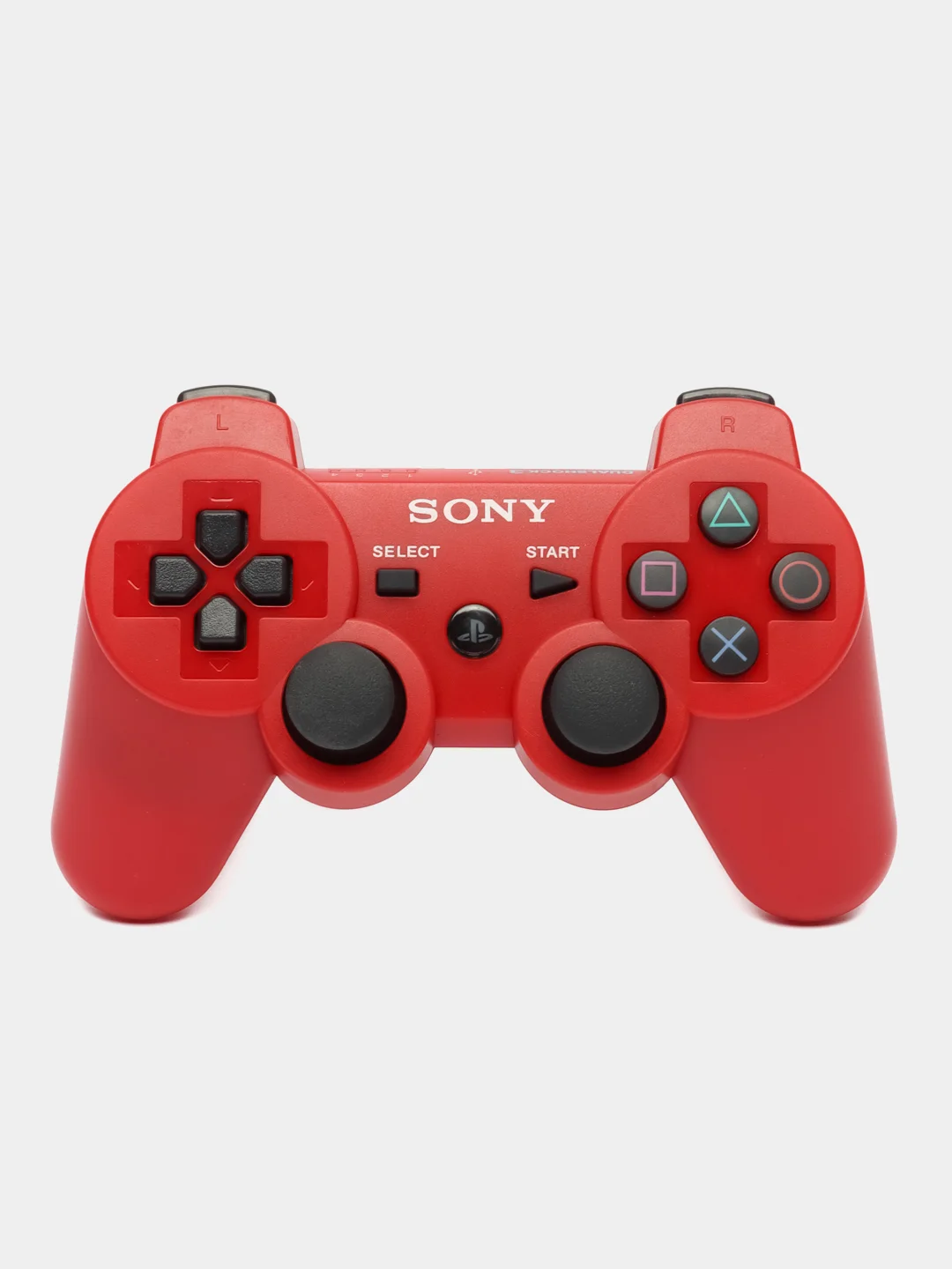 Красный джойстик пс3, контроллер Sony PS3, джойстик на сони пс3