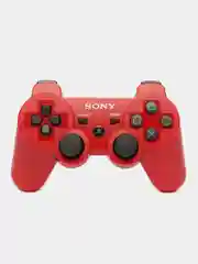 Красный джойстик пс3, контроллер Sony PS3, джойстик на сони пс3