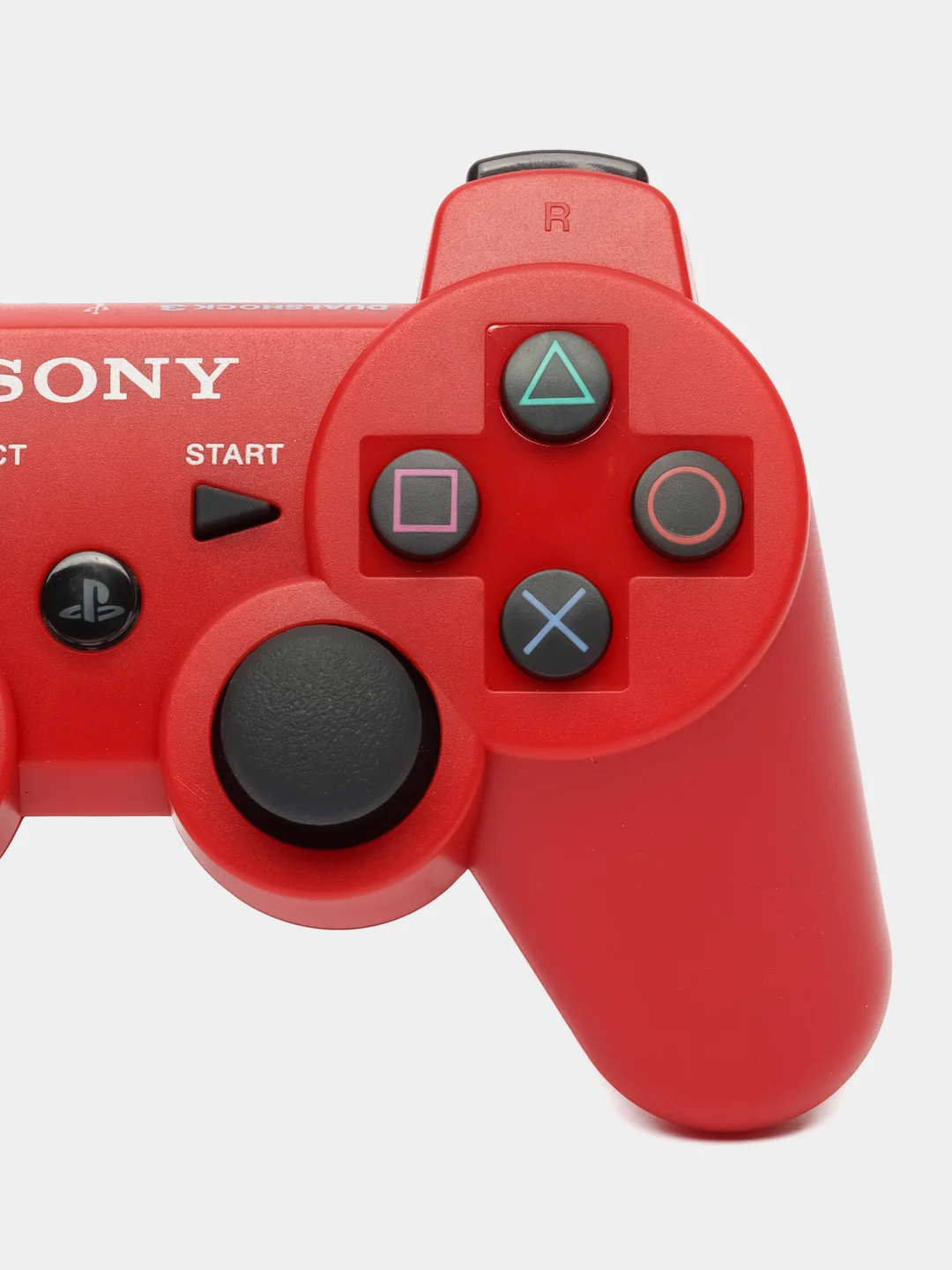 Красный джойстик пс3, контроллер Sony PS3, джойстик на сони пс3