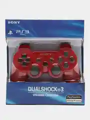 Красный джойстик пс3, контроллер Sony PS3, джойстик на сони пс3