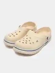 Бежевый меланж сабо женские