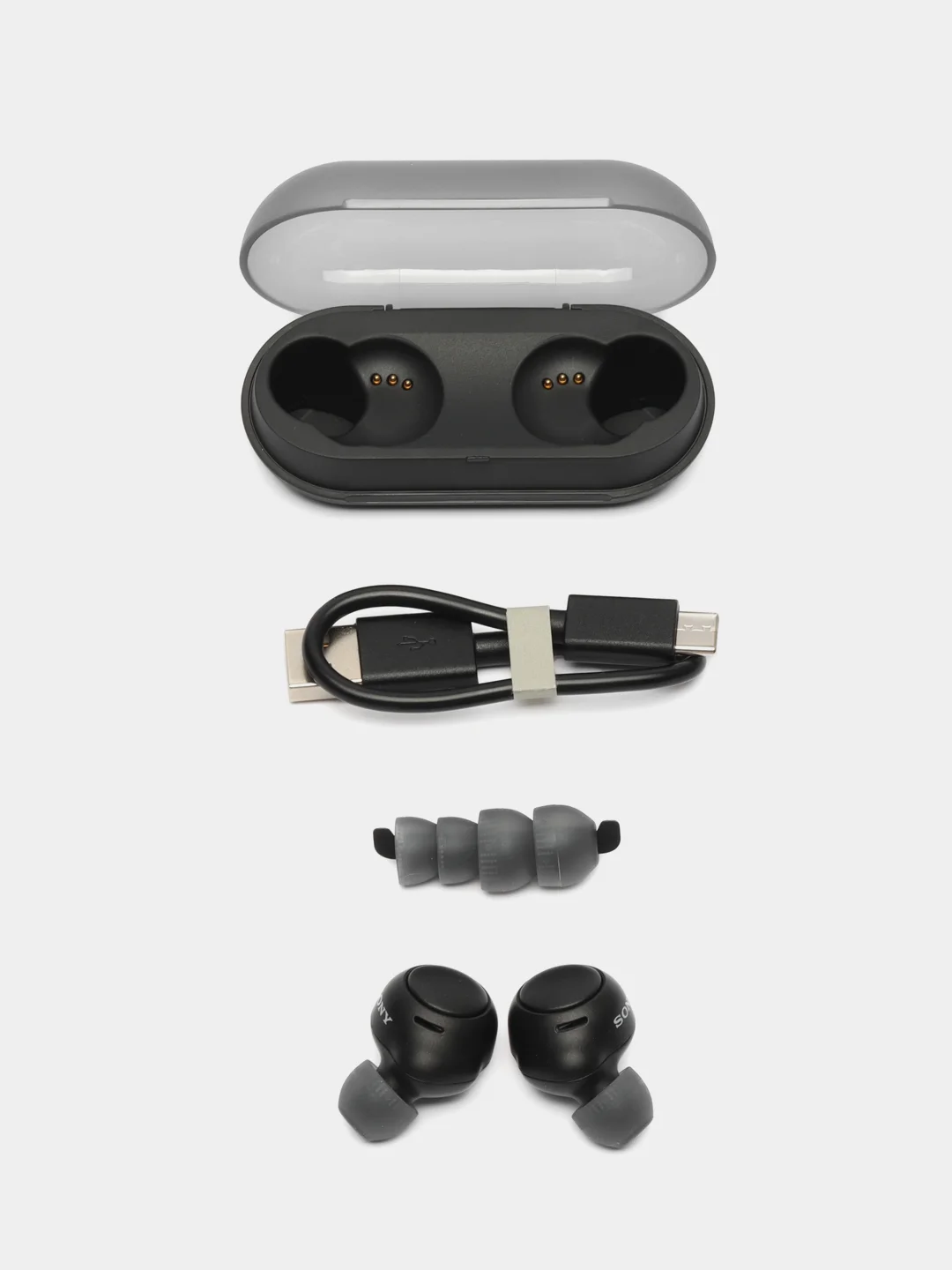 Черный беспроводные наушники Sony WF-C500