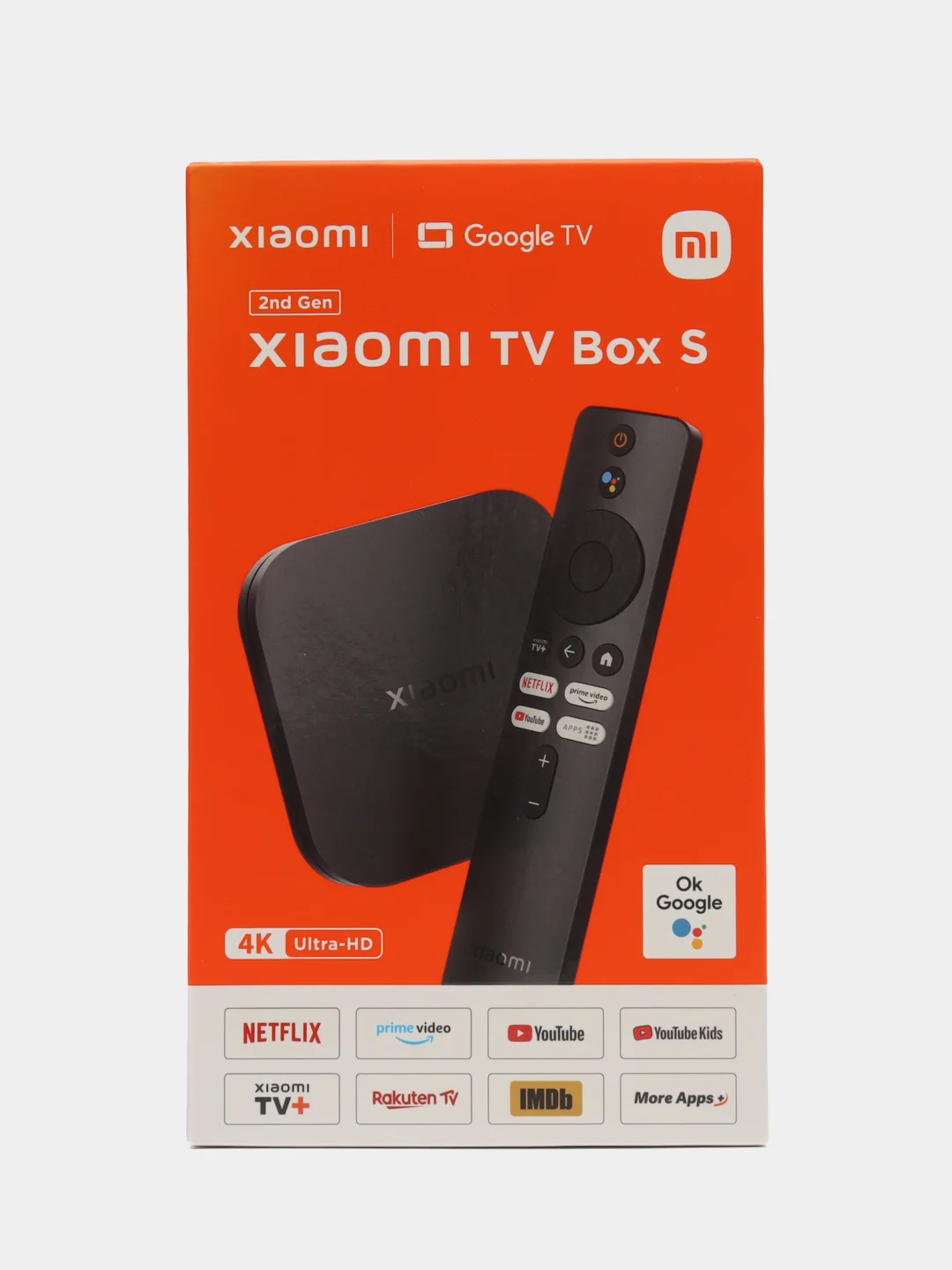 ТВ-приставка Xiaomi Mi Box S 4k 2nd Gen MDZ-28-AA