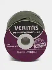 Зеленый резинка шляпная круглая -Катушка(уп) 2мм- 50метров