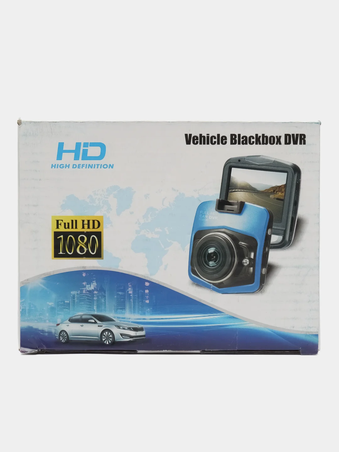 Синий видеорегистратор Vehicle Blackbox DVR