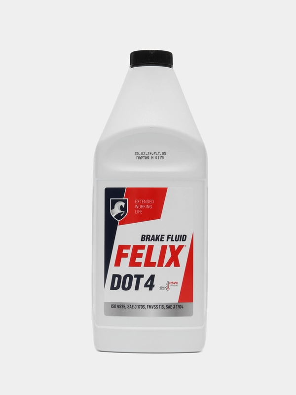 Тормозная жидкость FELIX DOT 4, 910г