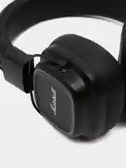 Беспроводные наушники с микрофоном Маршалл с Bluetooth, с подсветкой, черные