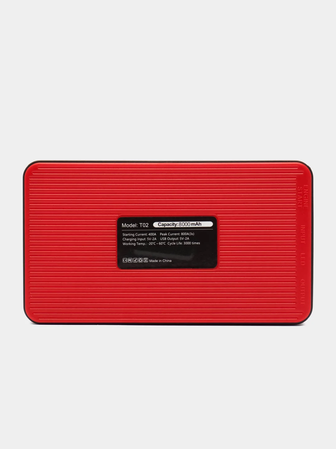 Бордовый пусковое зарядное устройство для автомобиля Jump Starter T02 1000А, для  3.0 л бензин