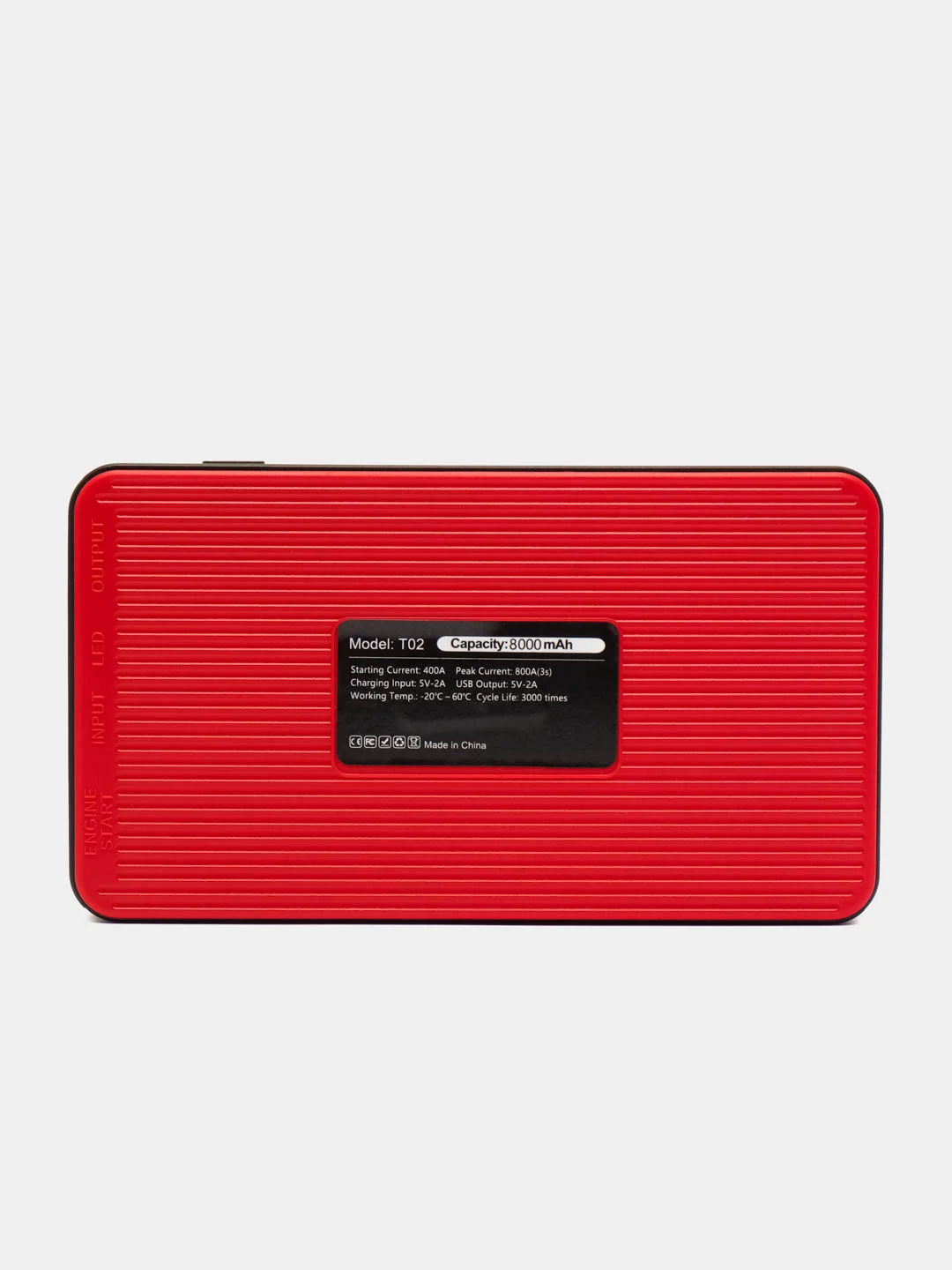 Марсала пусковое зарядное устройство для автомобиля Jump Starter T02 1000А, для  3.0 л бензин