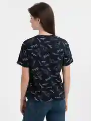 Голубой футболка женская LIlians