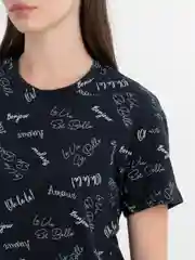 Голубой футболка женская LIlians