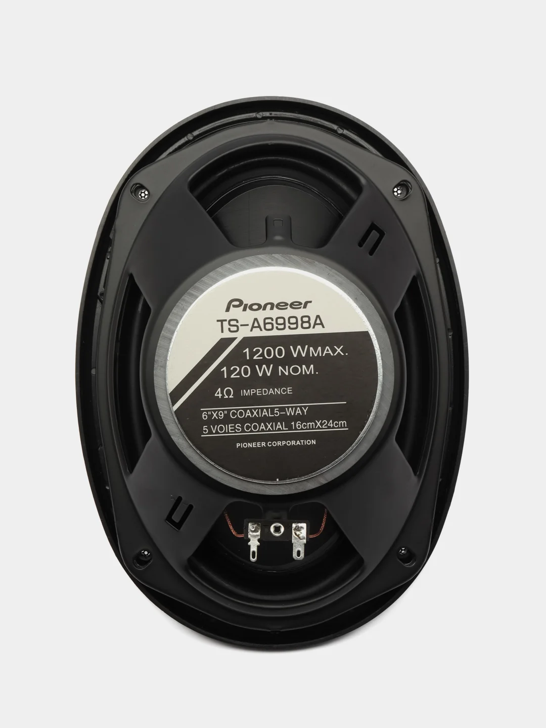 Серый автомобильные колонки Pioneer TS-A6999S, 1000 Вт, 2 штуки и TS-A6998А, 1200 Вт
