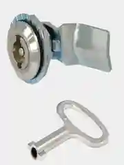 Щитовой замок 705-2 ключ бабочка, ригель изогнутый