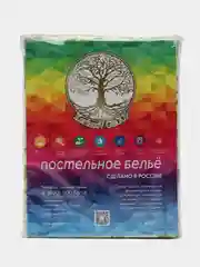 Постельное белье 2 спальное / евро / семейный Бязь ГОСТ ivSuBelIa "Авокадо микс", 70х70