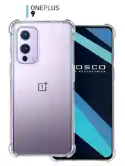 Прозрачный противоударный чехол для OnePlus 9 силиконовый BROSCORP прозрачный с защитой камер, углов