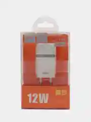 Зарядное устройство HOCO C41A 12W зарядный адаптер с двумя USB портами