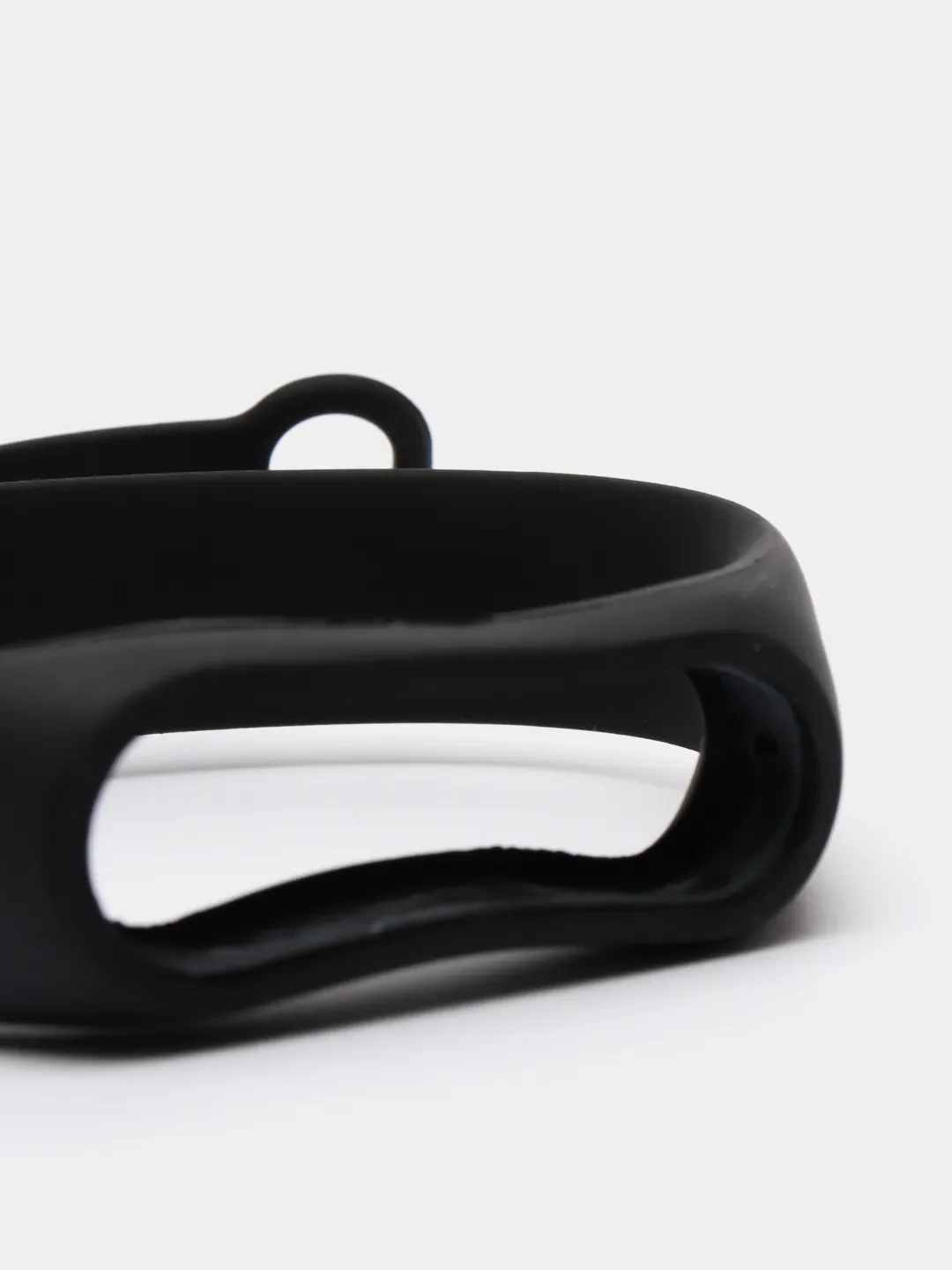 Черный силиконовый ремешок для Mi Band 2
