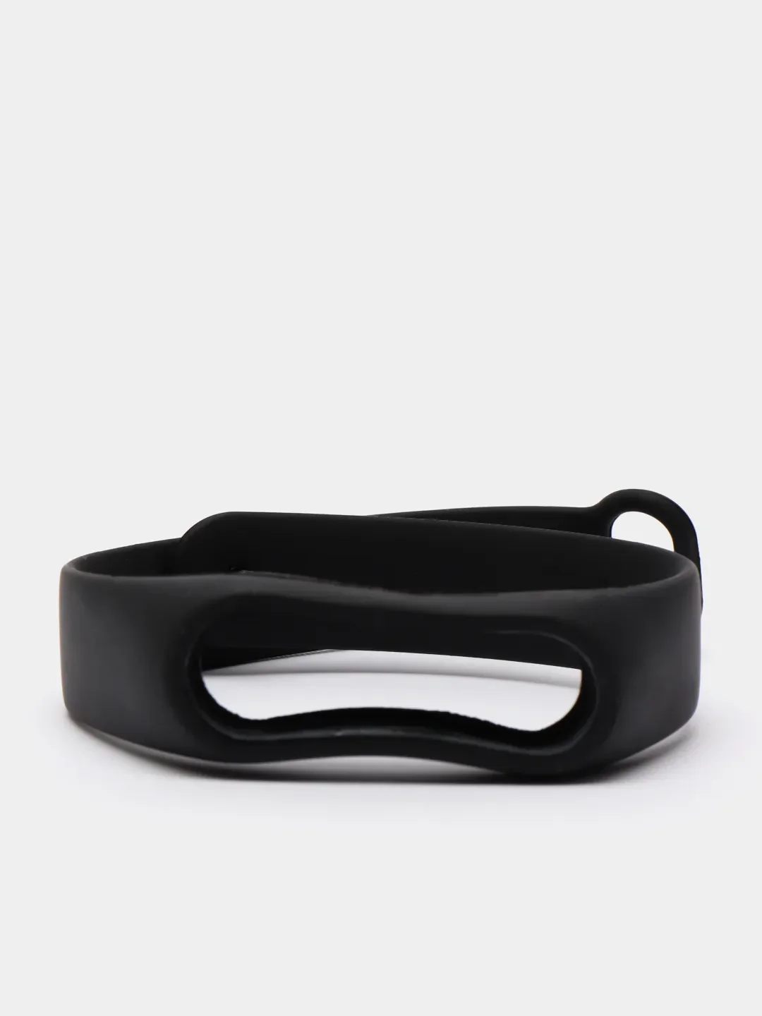 Черный силиконовый ремешок для Mi Band 2