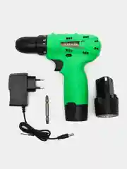Зеленый дрель - шуруповерт ZITREK Green 12-Li, 1.5Ач, с двумя аккумуляторами