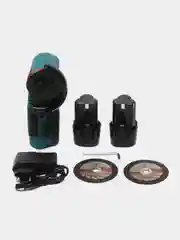 Синий болгарка Makita 18V, угловая шлифовальная машина, аккумуляторная
