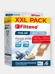 Мешки-пылесборники Filtero TMS 08 XXL Pack Экстра для пылесосов THOMAS XT/XS, 6 штук