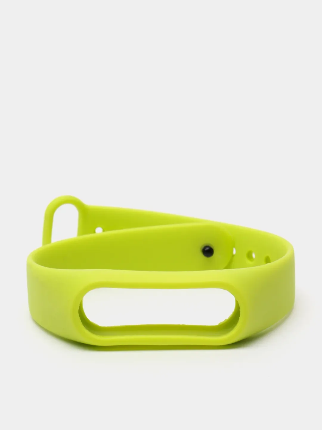 Салатовый силиконовый ремешок для Mi Band 2