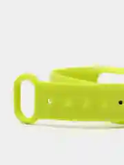 Салатовый силиконовый ремешок для Mi Band 2