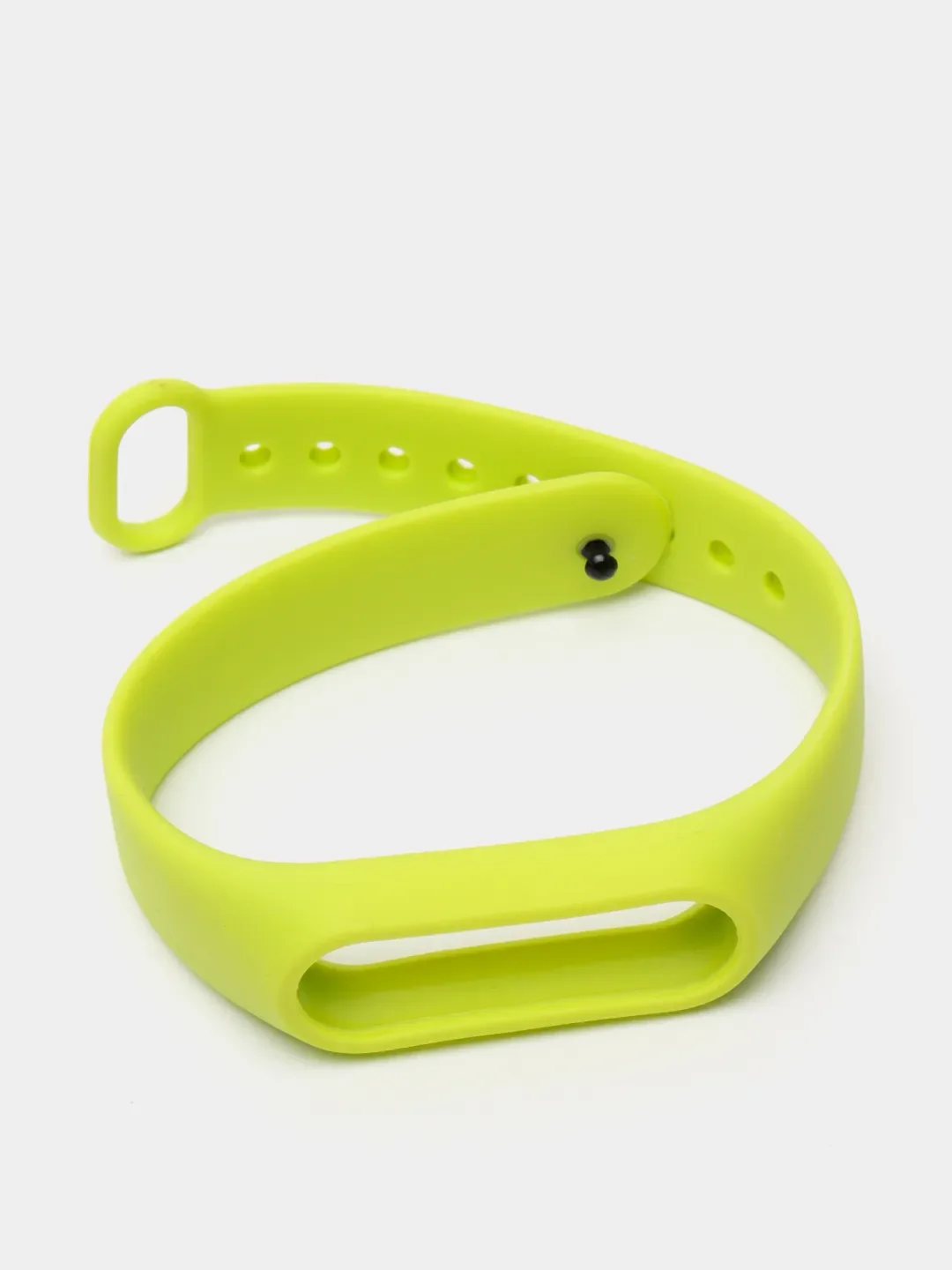 Салатовый силиконовый ремешок для Mi Band 2