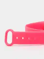 Розовый силиконовый ремешок для Mi Band 2