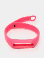 Розовый силиконовый ремешок для Mi Band 2