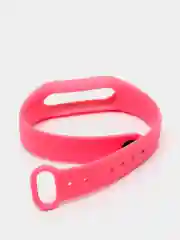 Розовый силиконовый ремешок для Mi Band 2