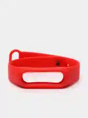 Красный силиконовый ремешок для Mi Band 2