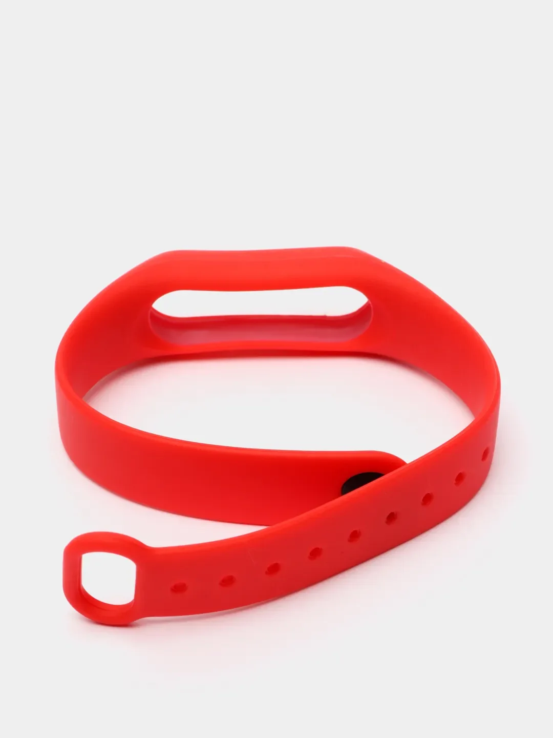 Красный силиконовый ремешок для Mi Band 2