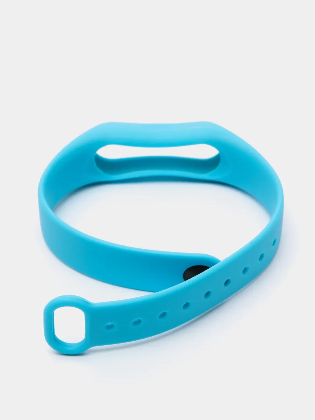 Голубой силиконовый ремешок для Mi Band 2