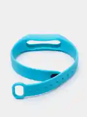 Голубой силиконовый ремешок для Mi Band 2