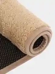 Песочный хаки коврик для ванной