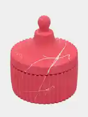 Розовый гипсовые шкатулки для украшений ручной работы